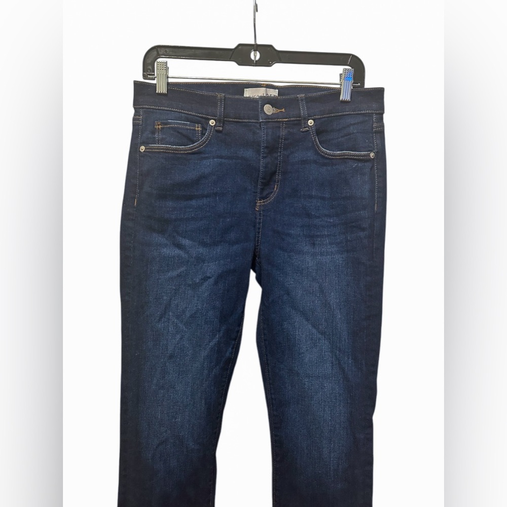 LOFT The Skinny Jeans Womens 4 / 29 Mid Rise Dark Blue Wash Denim - Picture 6 of 11